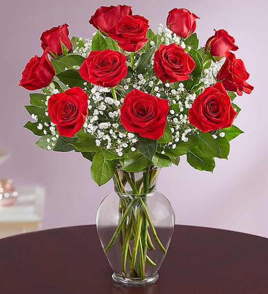 1800flowers.com | Rose Elegance™ Premium Long Stem Red Roses